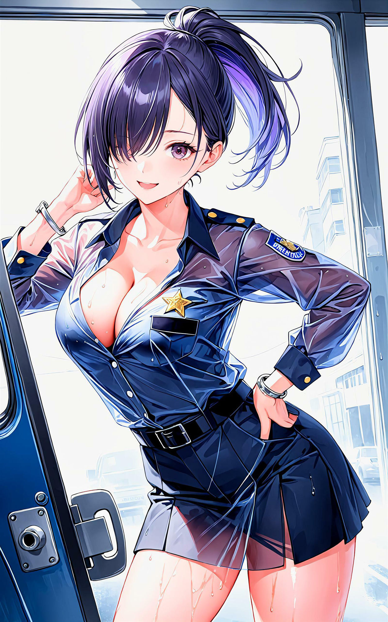 サンプル画像4:エチエチ婦警さん エチエチすぎて僕よりもあなたが逮捕されちゃうのでは？ vol.2(BETA) [d_505400]