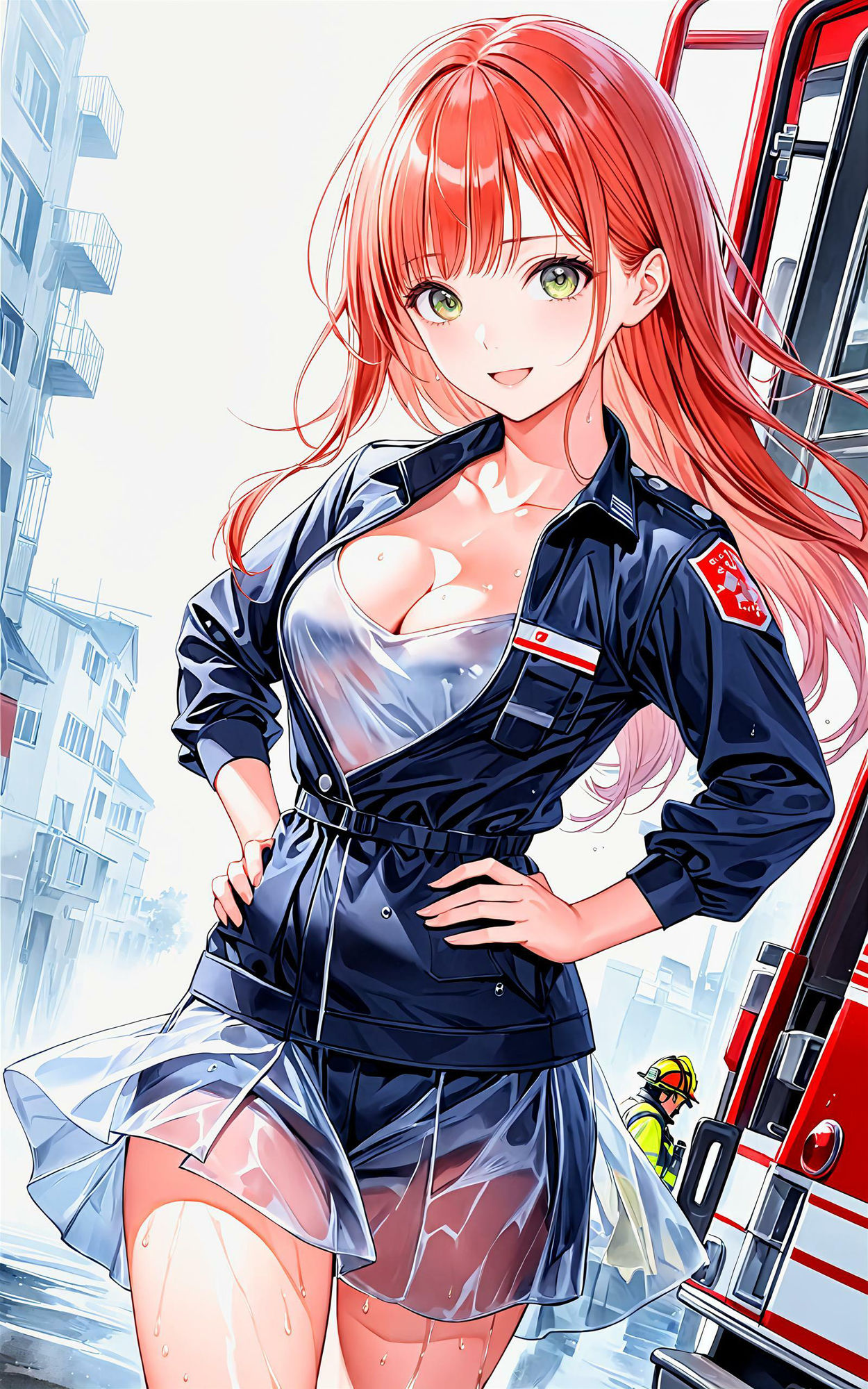 サンプル画像2:エチエチ消防士さん 消防士さんのせいで僕のあそこもメルトダウンなんだがw vol.2(BETA) [d_505406]