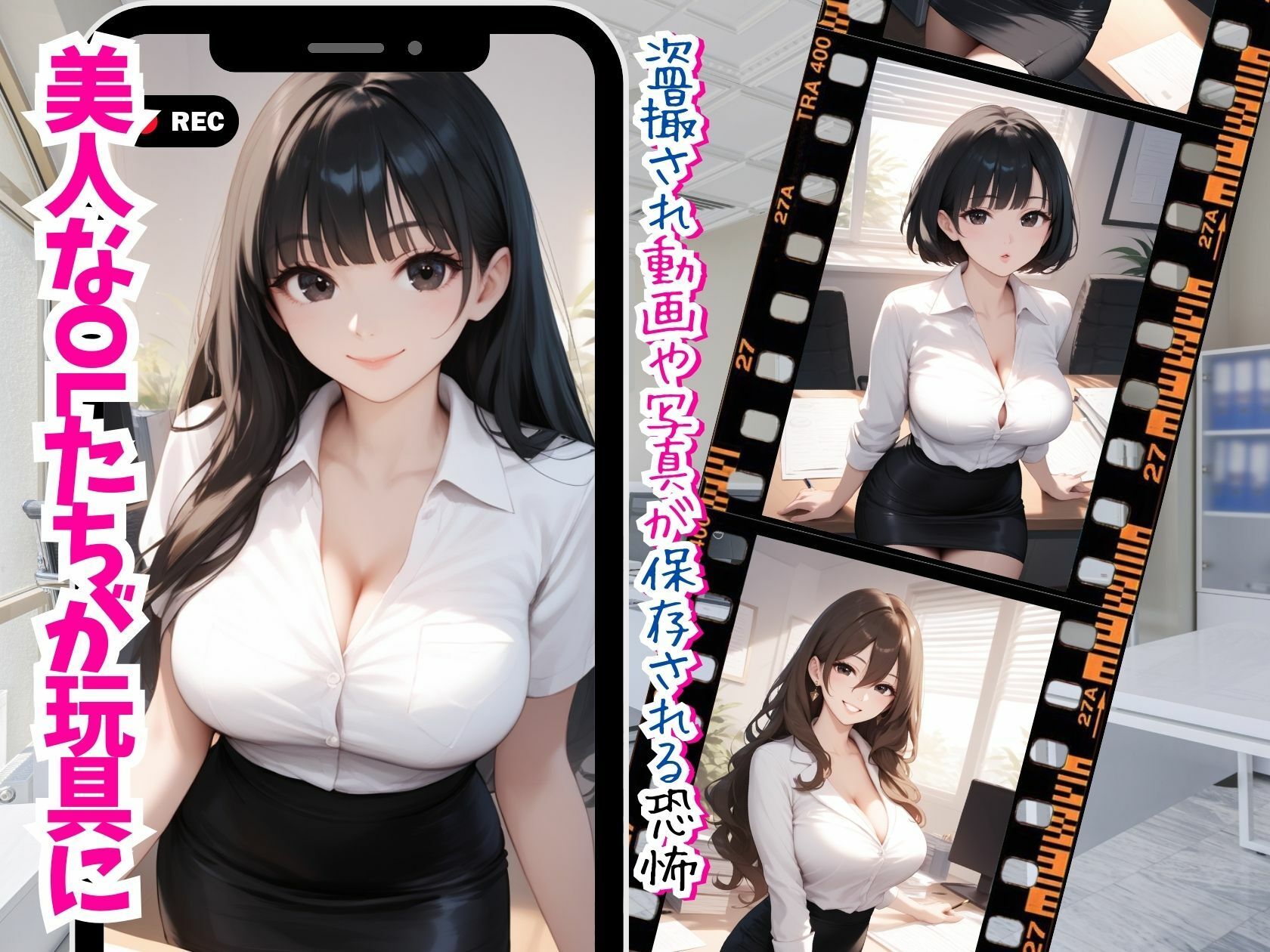 サンプル画像2:禁断の社内調教♪美人OLは上司の玩具(推し娘) [d_505423]