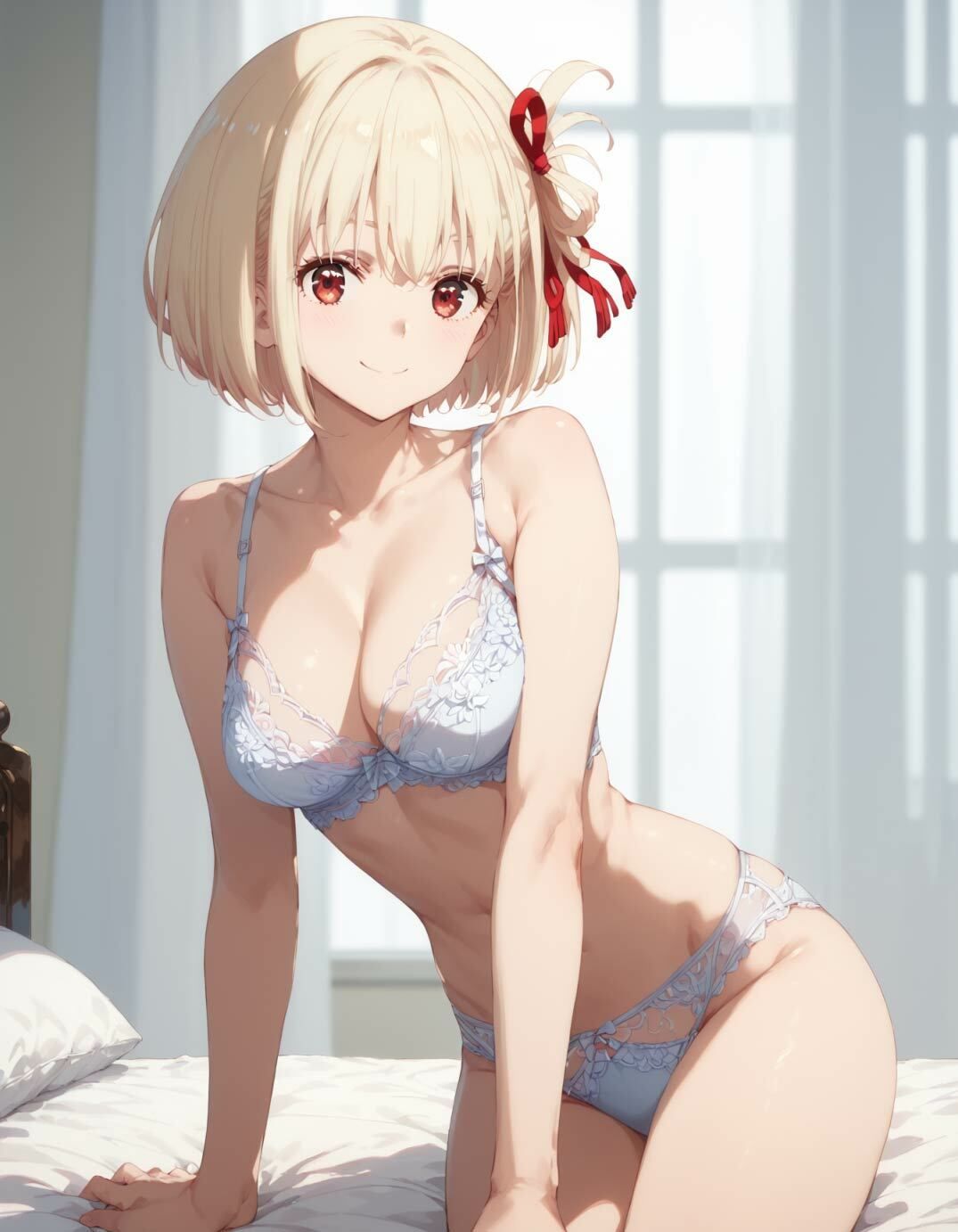 サンプル画像1:リコリコの薄い本(AIフォトグラファーやまと) [d_505444]