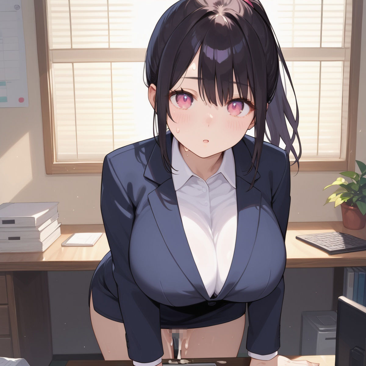 サンプル画像2:巨乳OLにヒミツのサービス残業してもらった件。〜後輩編〜 Vol.5(イセご無沙汰) [d_505456]