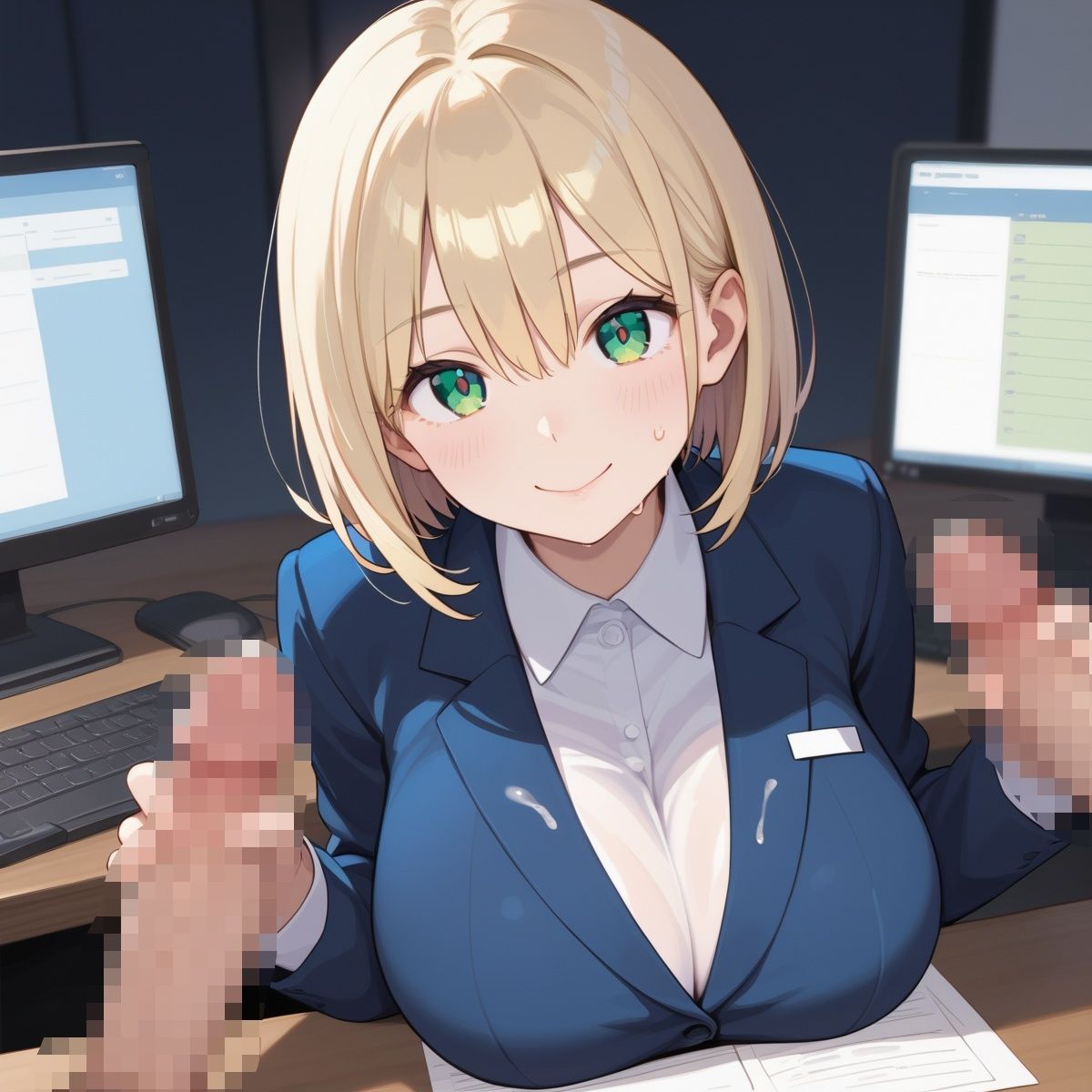 サンプル画像2:巨乳OLにヒミツのサービス残業してもらった件。〜後輩編〜 Vol.7(イセご無沙汰) [d_505460]