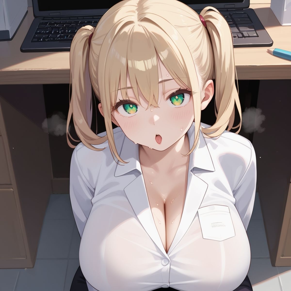 サンプル画像2:巨乳OLにヒミツのサービス残業してもらった件。〜後輩編〜 Vol.8(イセご無沙汰) [d_505464]