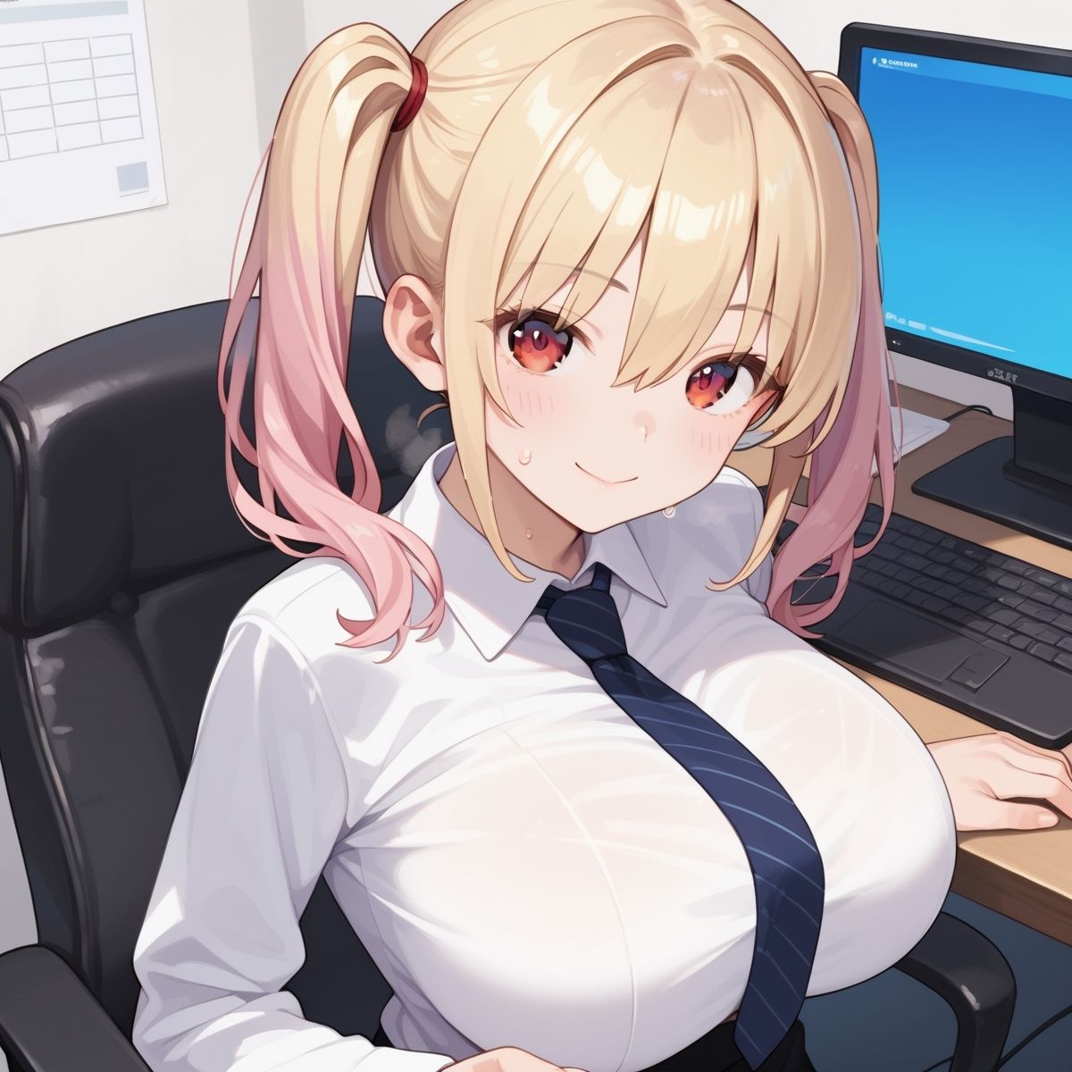 サンプル画像5:巨乳OLにヒミツのサービス残業してもらった件。〜後輩編〜 Vol.14(イセご無沙汰) [d_505485]