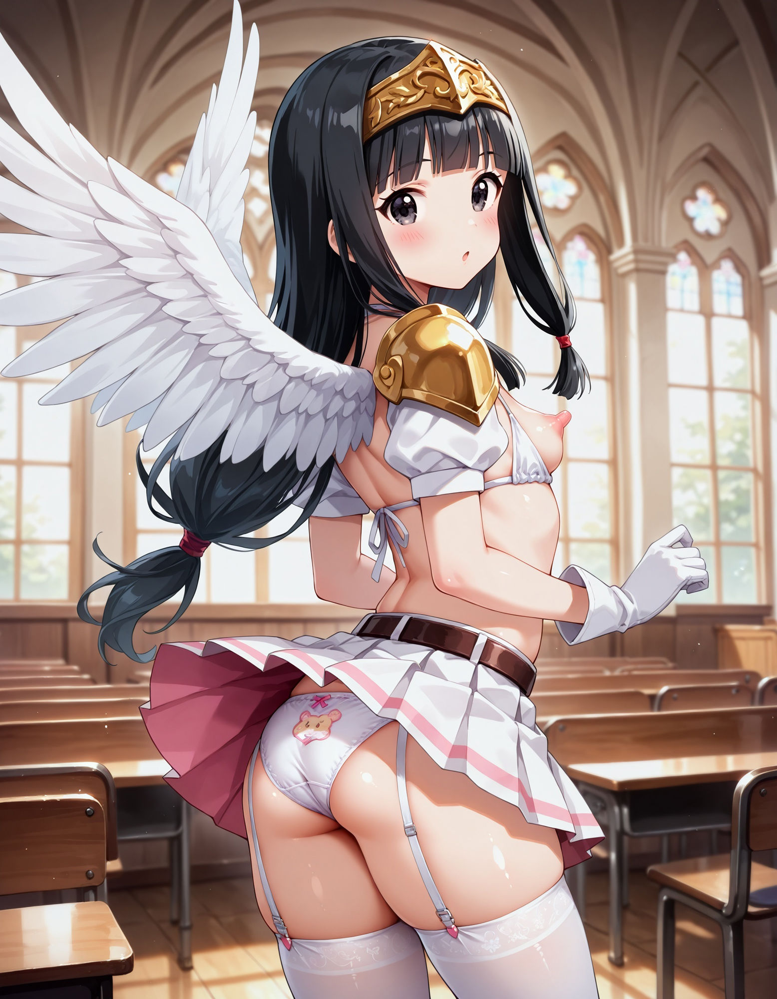 サンプル画像5:トップレスアーマーでパンチラ(D.P.H.) [d_505539]