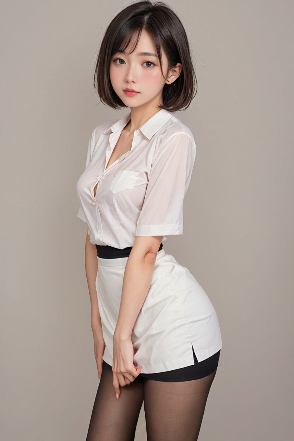 サンプル画像5:【新人OL】先輩社員からの誘いを断れずエスカレートしていく日々・・・(uber美女) [d_505677]