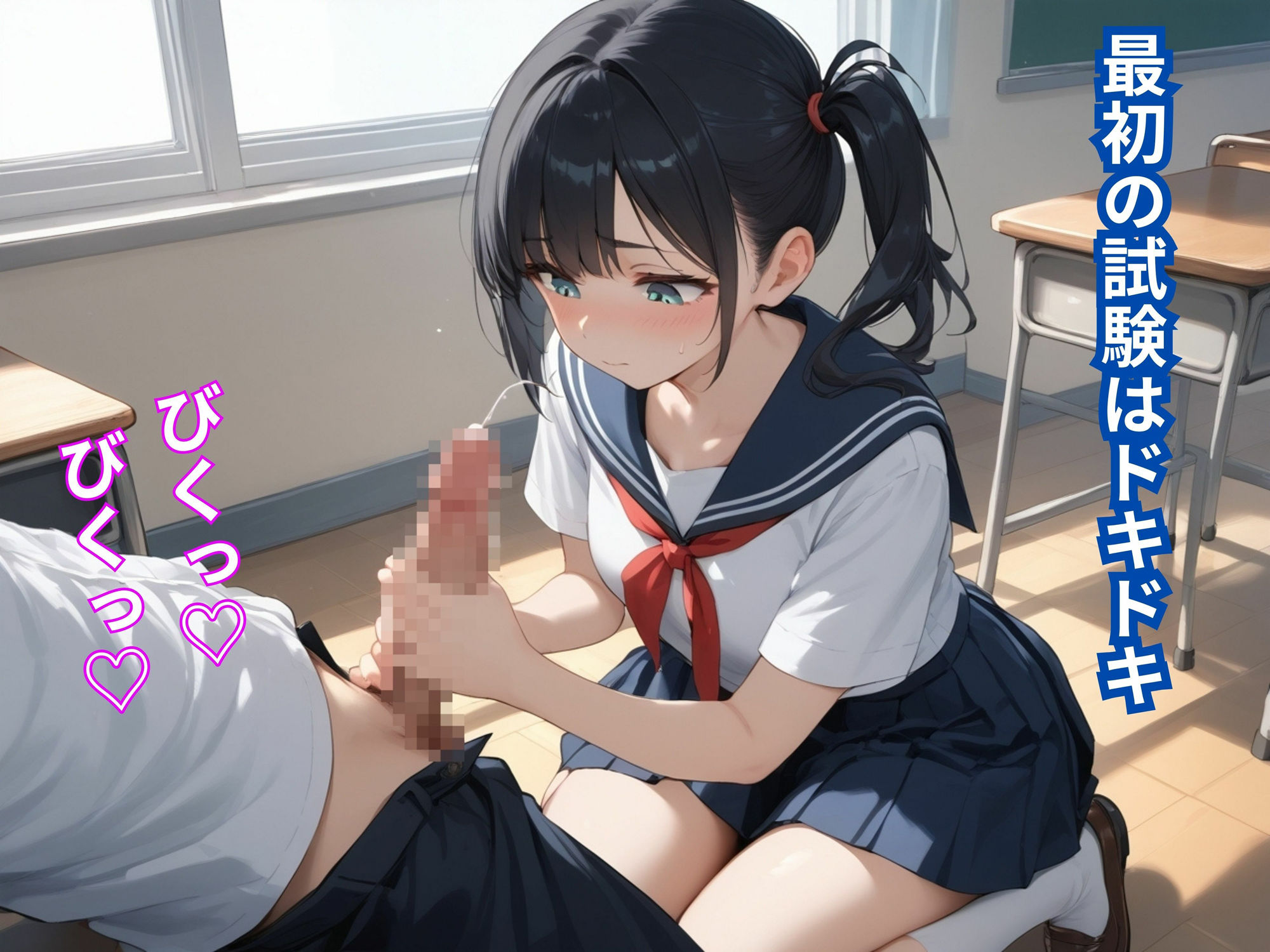 サンプル画像1:えっちな入学試験(パンプキンちゃん) [d_505732]