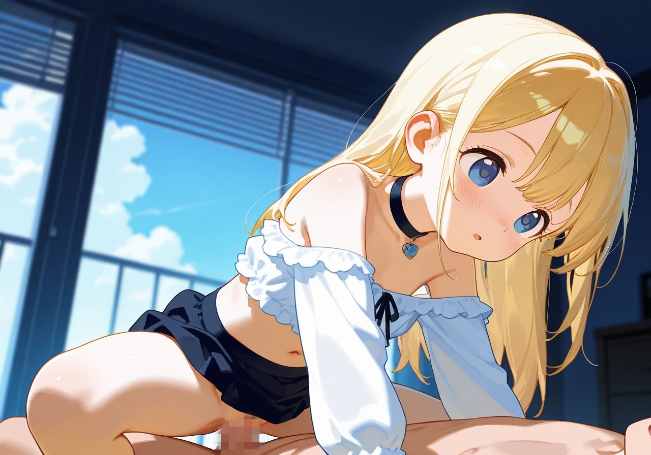 サンプル画像6:金髪ロリぎゃるに制服のまま骨抜きにされた件(生ハメ帝国) [d_505771]