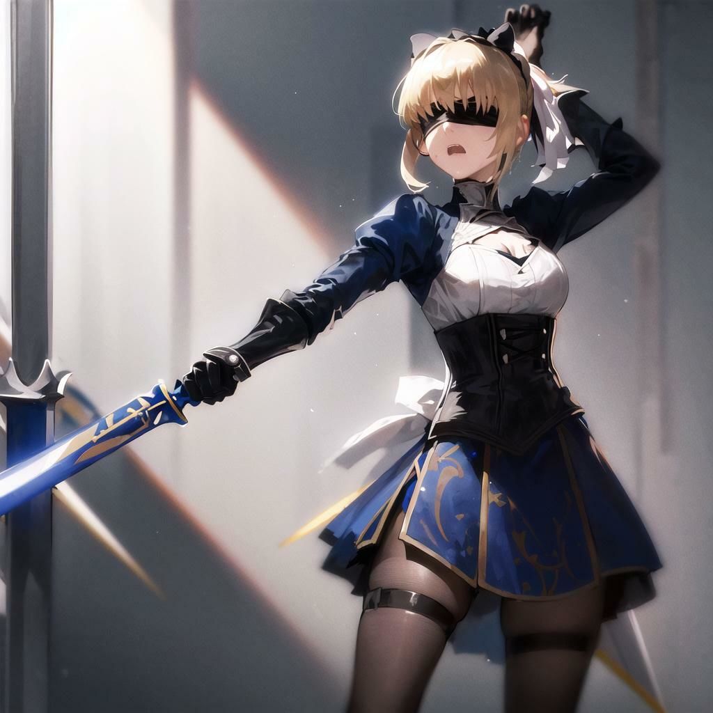 サンプル画像1:キャラフェチ  騎士王  フェラ編(フェチ工房) [d_505786]