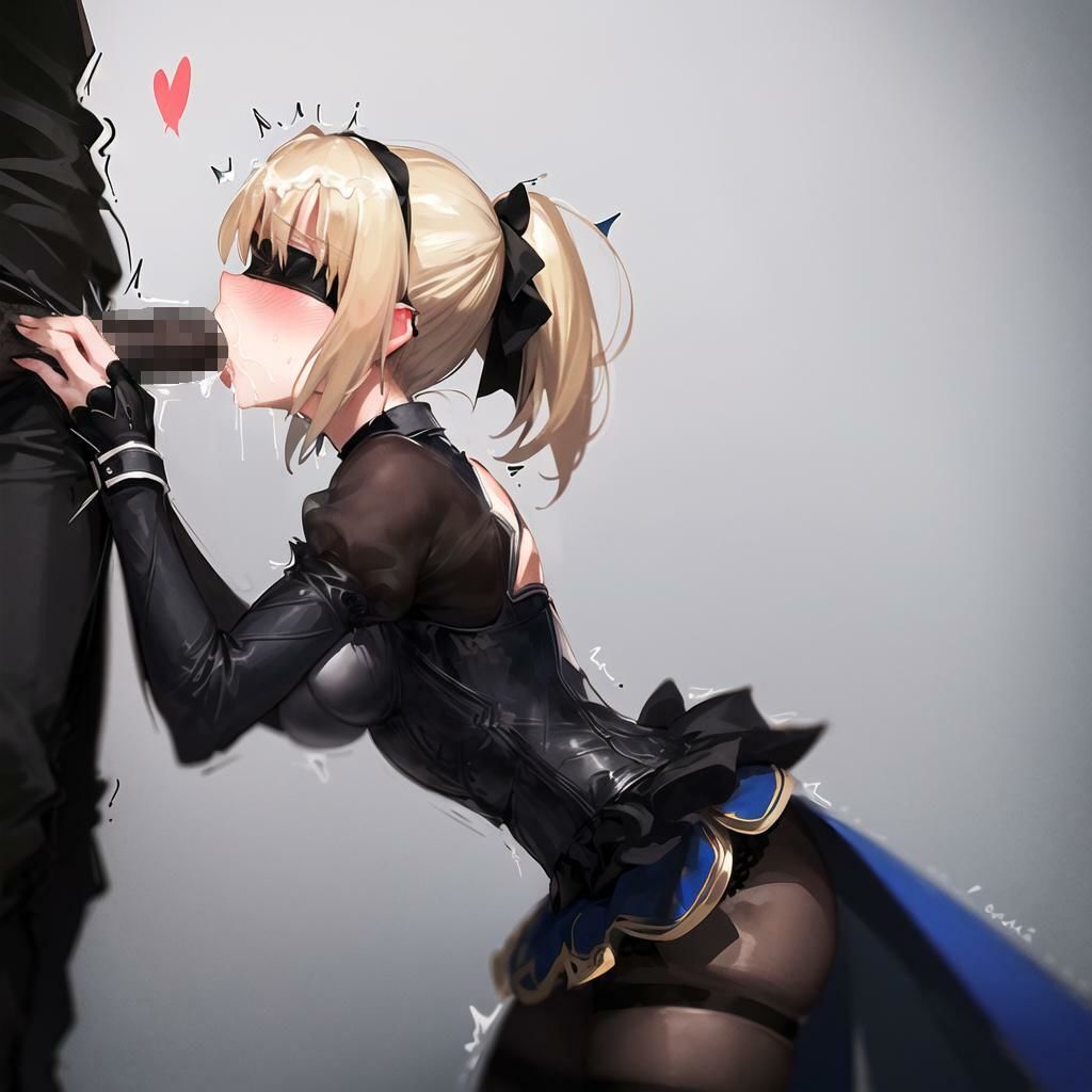 サンプル画像3:キャラフェチ  騎士王  フェラ編(フェチ工房) [d_505786]