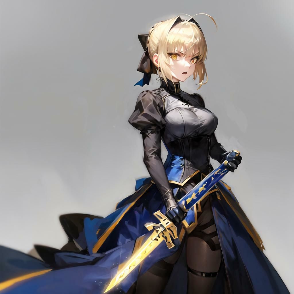 サンプル画像4:キャラフェチ  騎士王  フェラ編(フェチ工房) [d_505786]