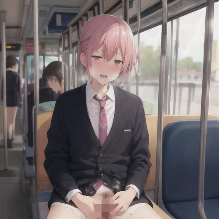 サンプル画像1:ビシッとスーツなのに露出狂  ピンク髪ちゃん編(まんまんちん) [d_505993]