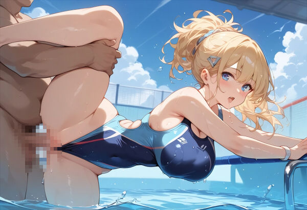 サンプル画像2:競泳選手の中出し性指導  金髪巨乳美女編  ぱあと2(宮乃森) [d_506090]