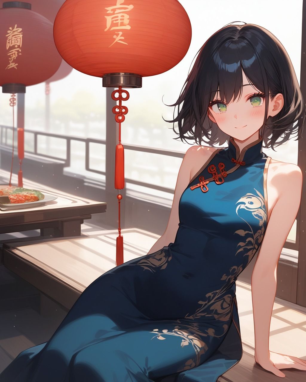 サンプル画像2:ちょっとエッチなチャイナ服美女(たこやき) [d_506133]