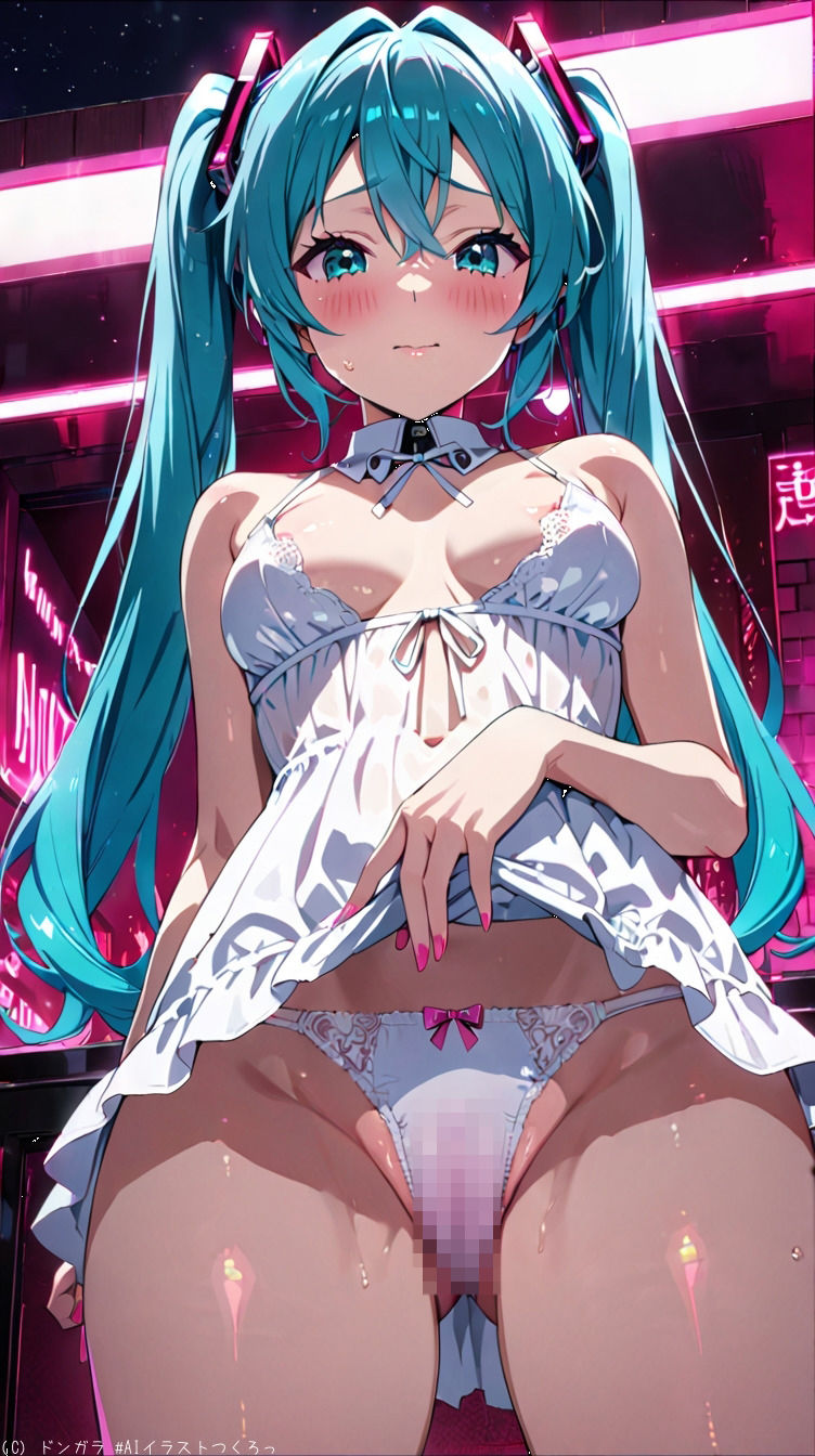 サンプル画像2:AIイラストCG集42  初音ミク  in  ラブホ AI Illustration CG Collection 42: Hatsune Miku in Love Hotel(ドンガラAI美少女イラスト支部) [d_506143]