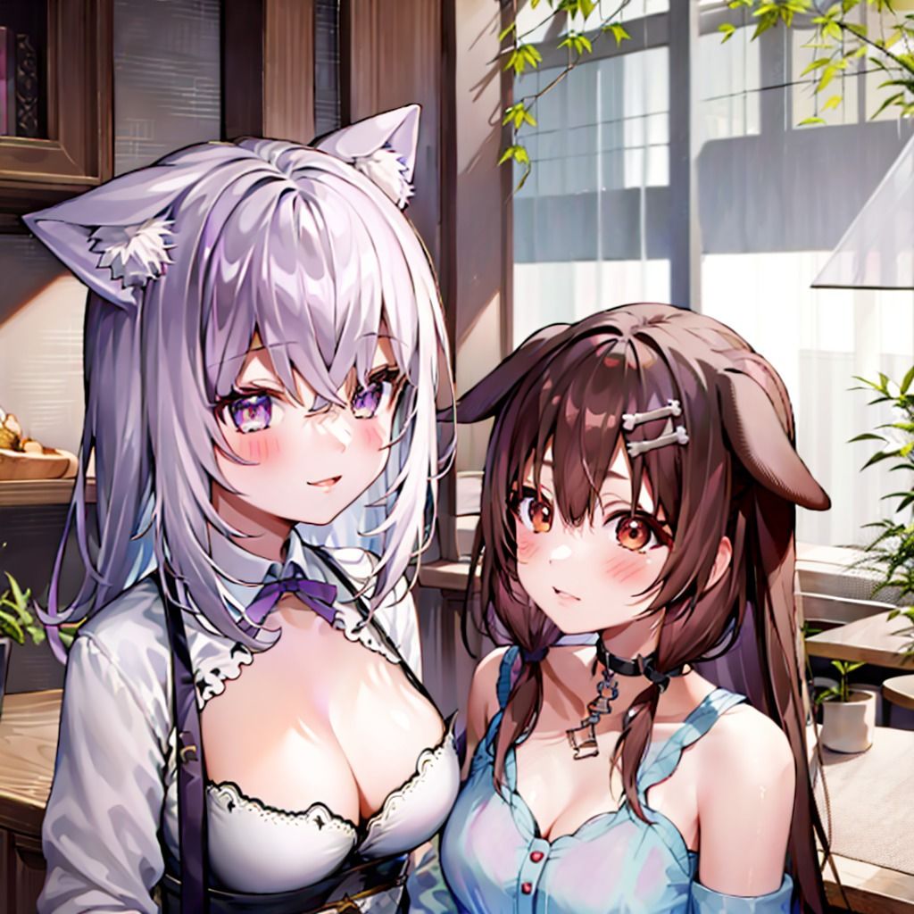 てぇてぇCG集 おかころ1 猫又お〇ゆと戌神こ〇ねの画像6