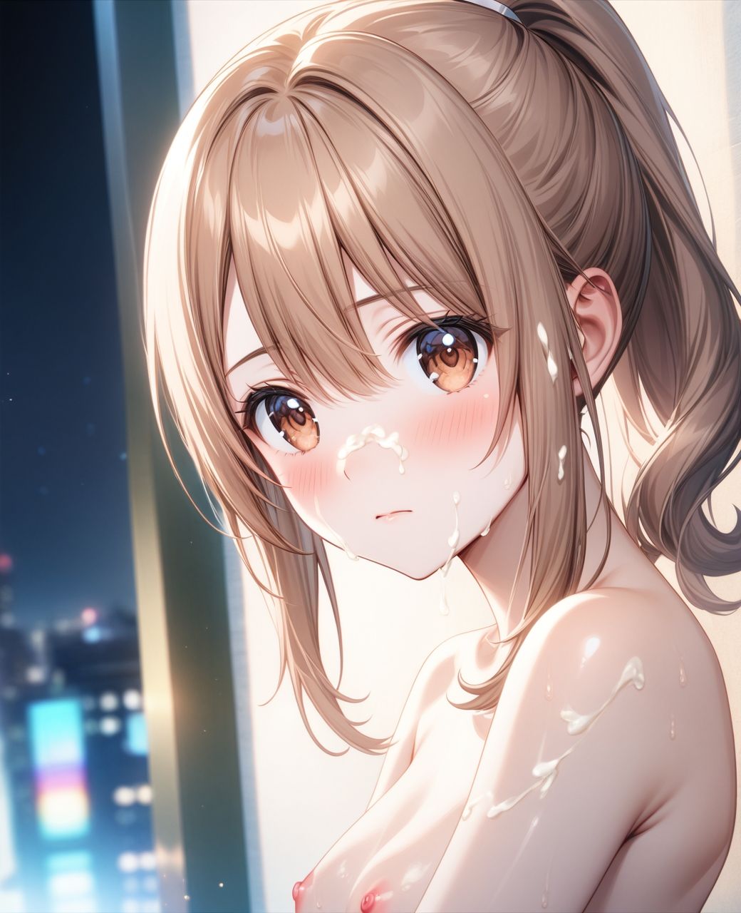 サンプル画像5:美少女羞恥 白濁デコレ・青〇七海（さくら荘のペットな彼女）(Aark 2nd) [d_506237]