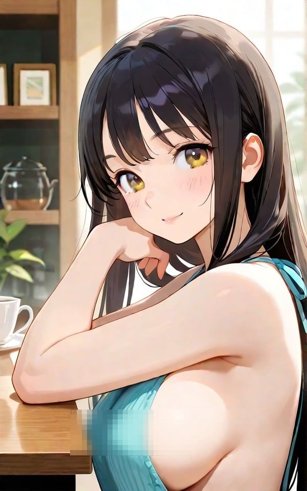 サンプル画像3:その瞳に見つめられると心が躍る写真集(AI幻想工房) [d_506251]