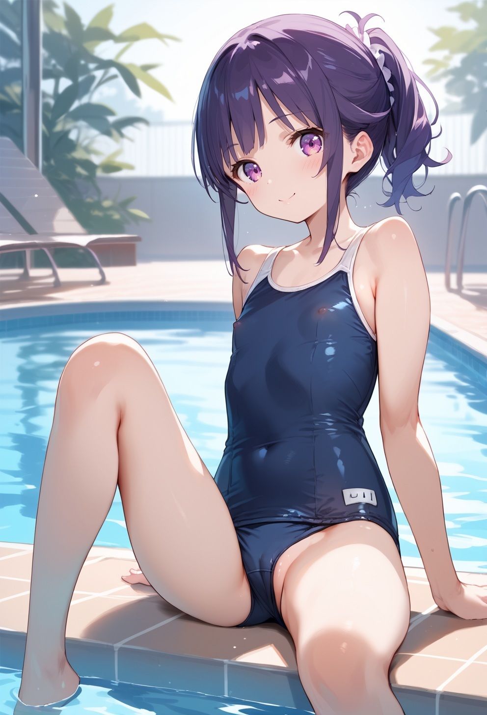 サンプル画像1:貧乳が悩みの幼馴染とスクール水着で生ハメ中出し(Zデザイン研究所) [d_506257]