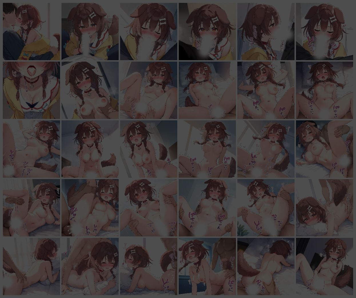 サンプル画像5:【擬音付き】ころさん本番えっちCG集(くいんすよるか) [d_506276]