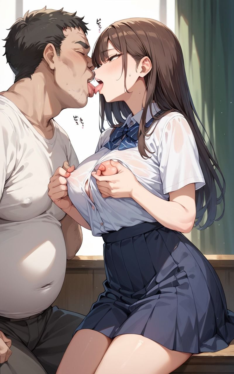 サンプル画像6:冴えないオジサン教師の僕に教え子が生でヤらせてくれた(むっちょん) [d_506450]