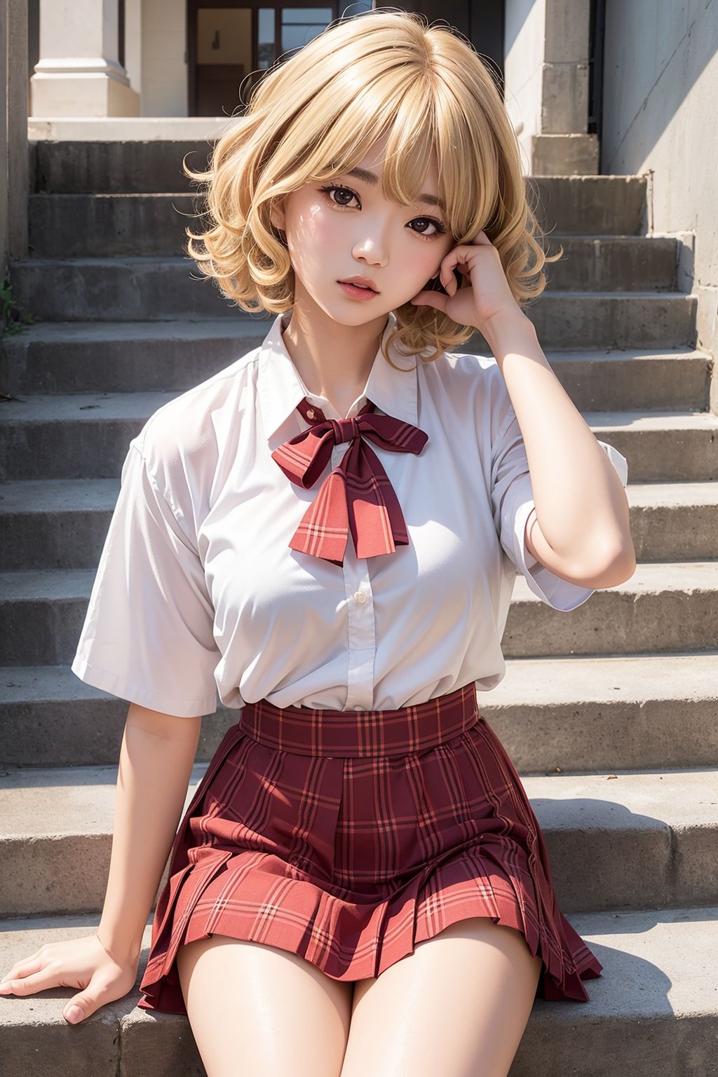 サンプル画像1:脱衣の天使たち キュートなボブウェーブ ギャル編(A_LOVE_A) [d_506558]