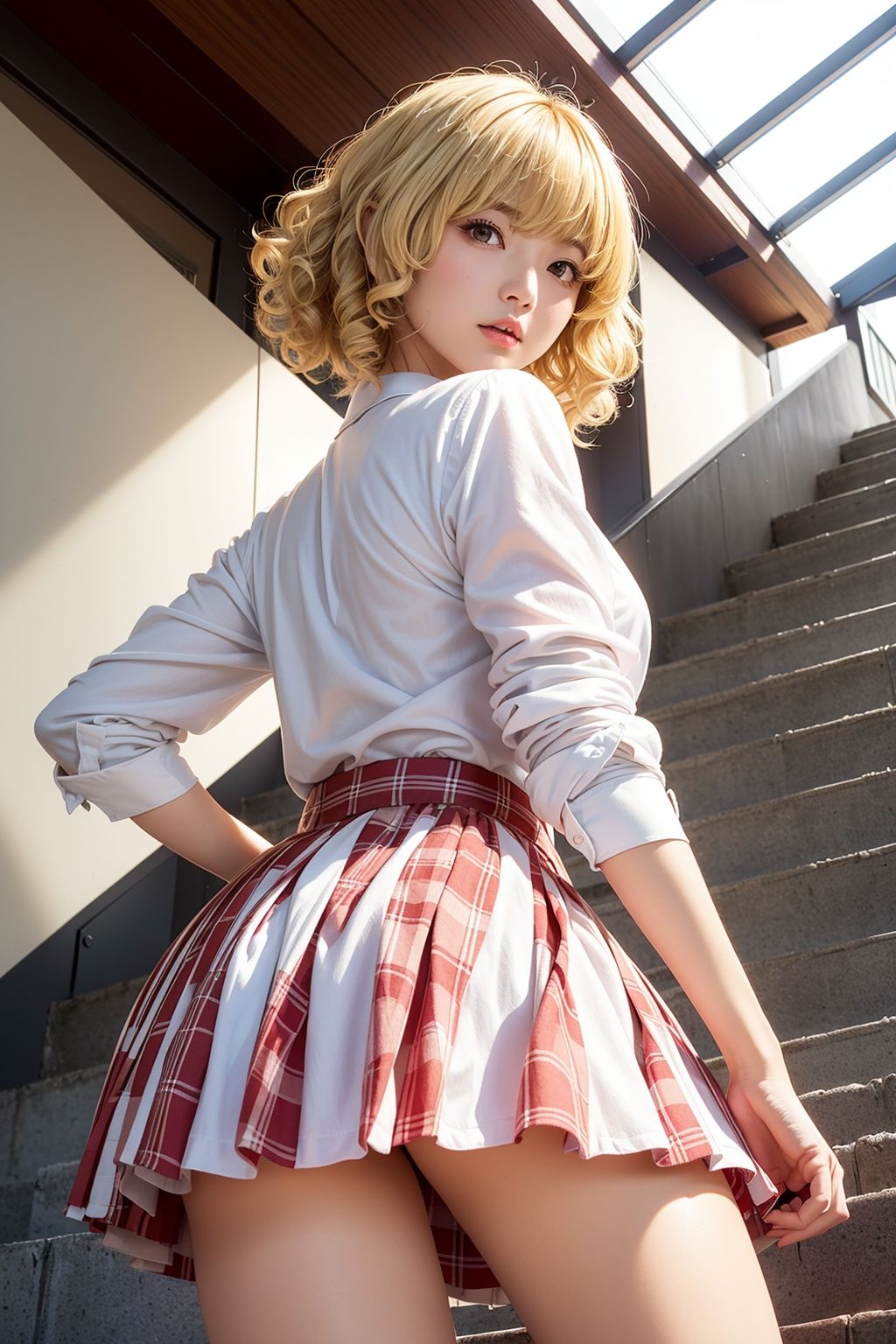 サンプル画像2:脱衣の天使たち キュートなボブウェーブ ギャル編(A_LOVE_A) [d_506558]