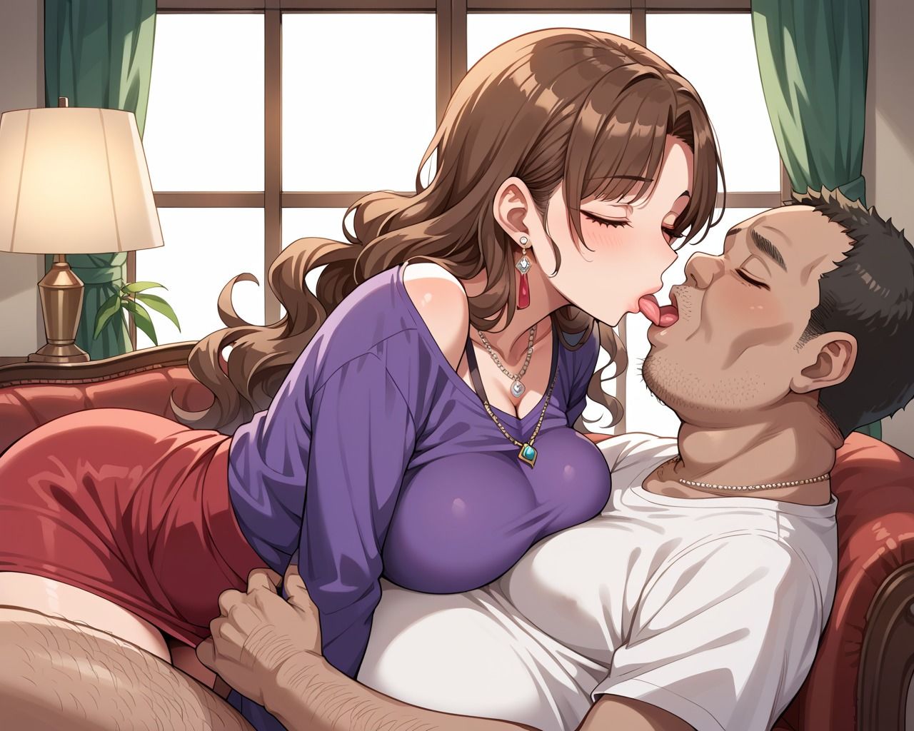 サンプル画像5:セレブ人妻は種付けおじさん専用肉オナホ キンタマ渇れるまで限界超えて汗だく中出しセックス(ろんどんぷりん) [d_506602]