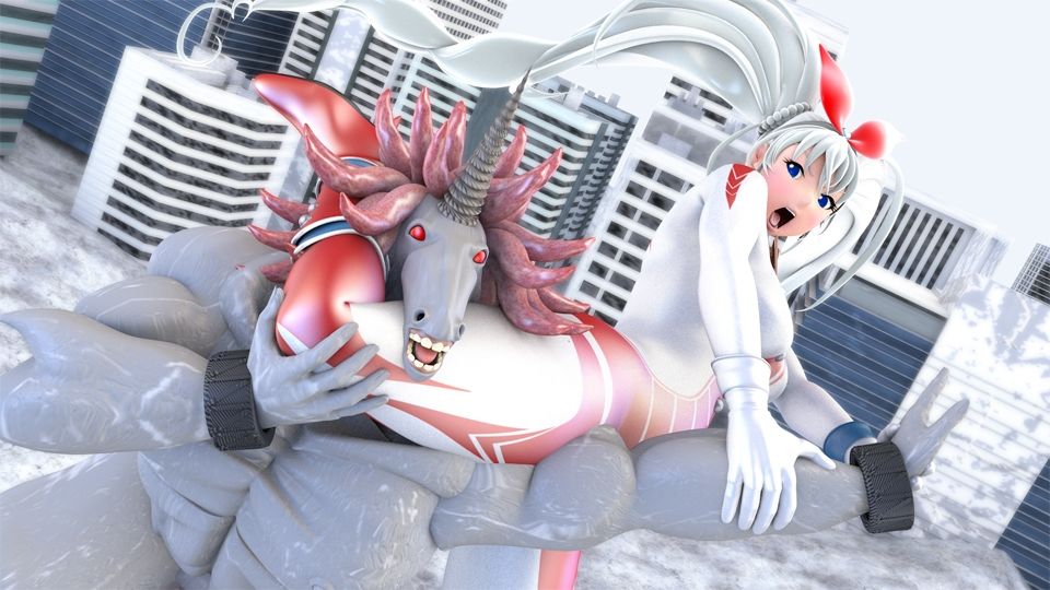 サンプル画像1:光の女神メロディナVSユニコーン星人＆インキュバス星人(四次元少女ネオス) [d_506648]