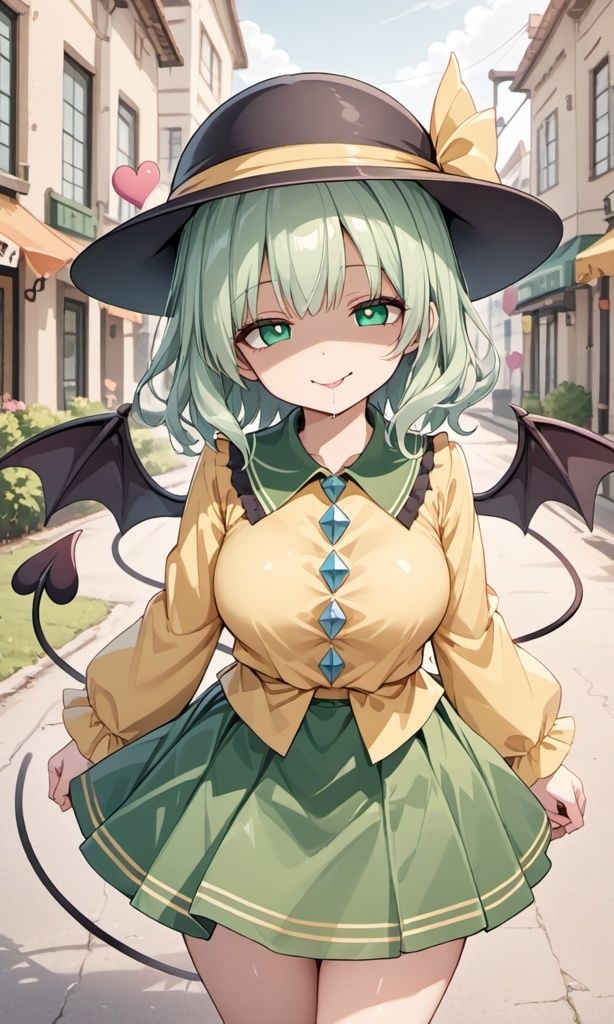 サンプル画像1:サキュバスになったこいしちゃんに捕まって食べられちゃうお話(アフロヘアー) [d_506653]