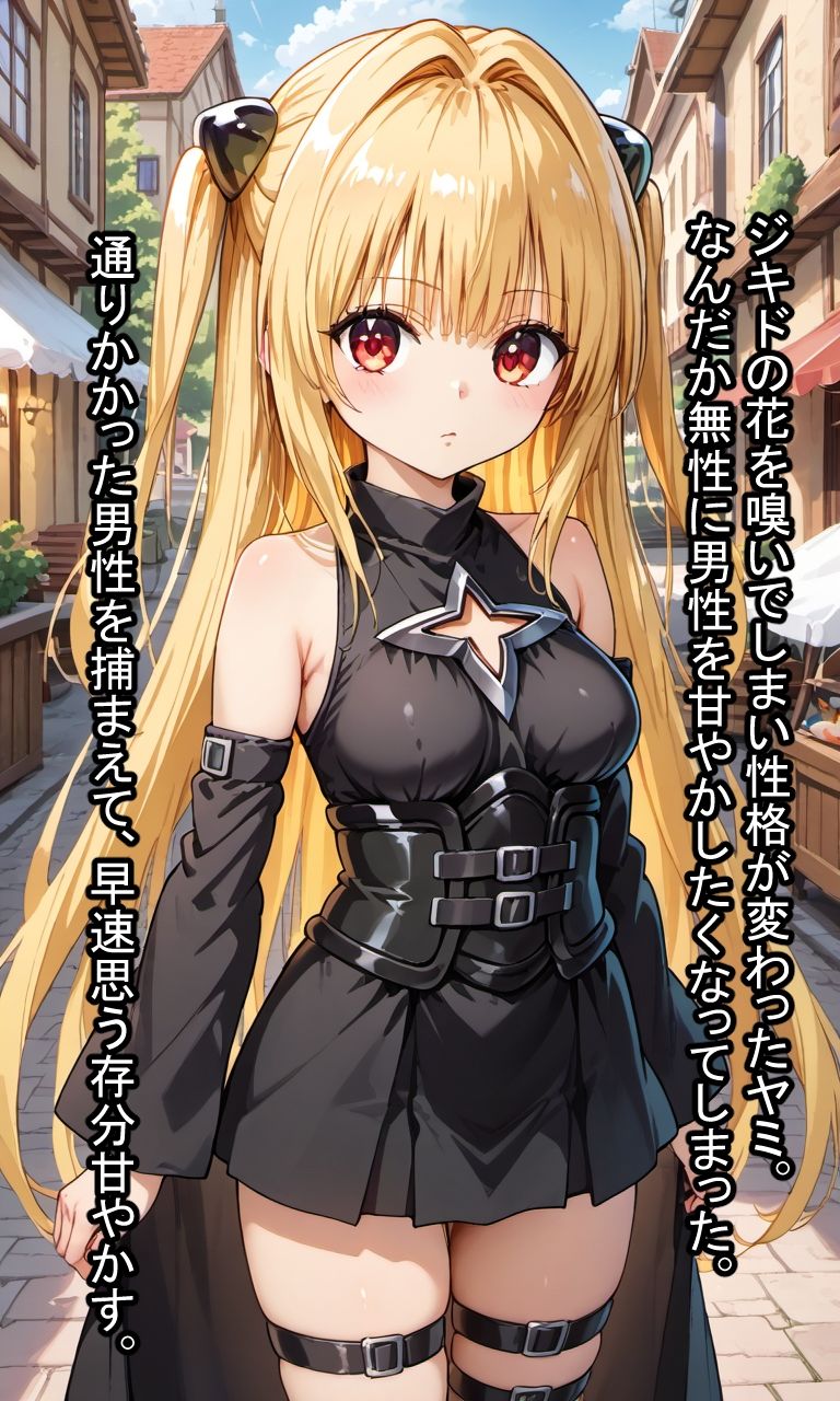 サンプル画像4:人外少女達による甘やかし画像集(アフロヘアー) [d_506664]