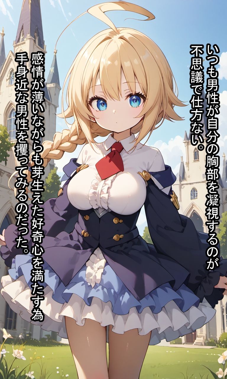 サンプル画像6:人外少女達による甘やかし画像集(アフロヘアー) [d_506664]