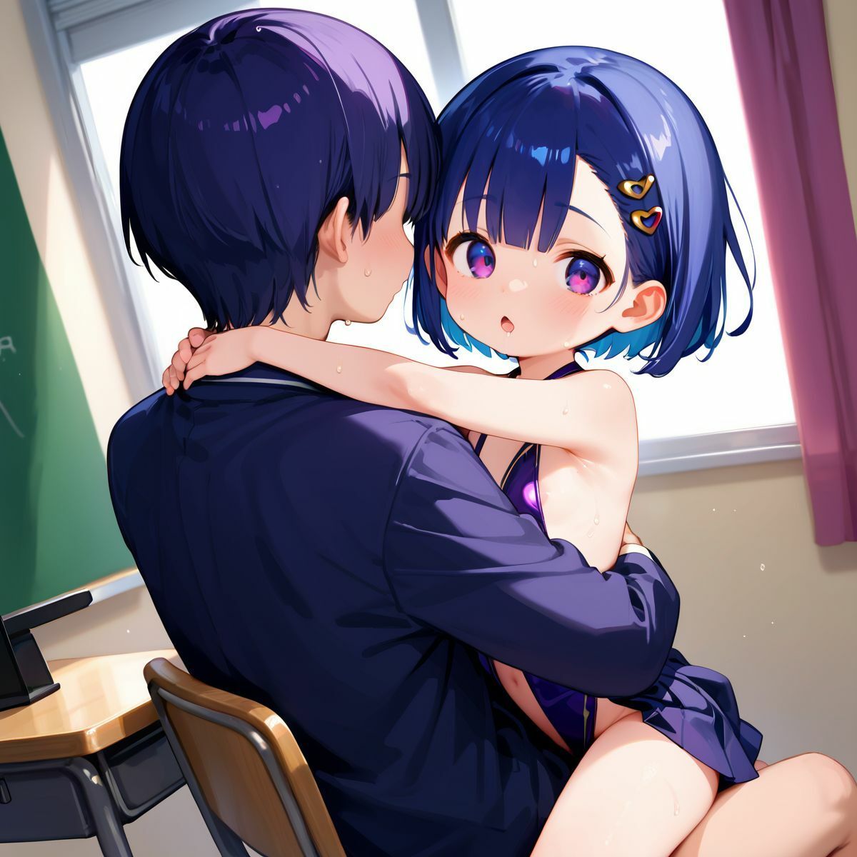 サンプル画像1:家出ぷにぷに制服少女、拾いました。06(ロリもち) [d_506751]