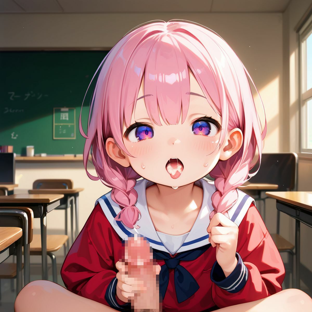 サンプル画像5:家出ぷにぷに制服少女、拾いました。06(ロリもち) [d_506751]