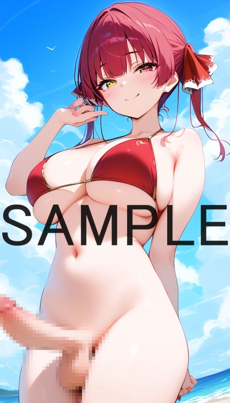 サンプル画像1:ふたなり化エッチ宝鐘マ〇ン(ルカっ娘) [d_506770]