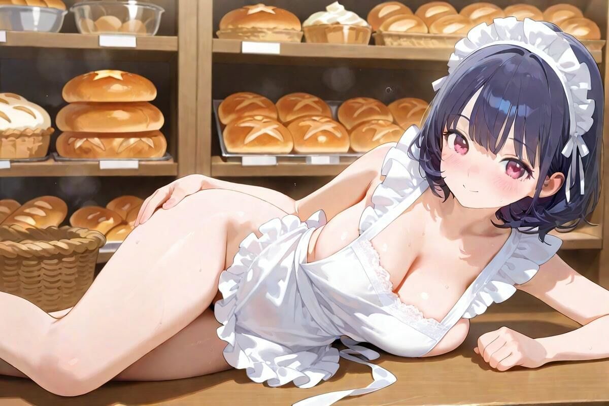 サンプル画像1:激ヤバ美女CG集  パンと私どっち？(AI幻想工房) [d_506867]