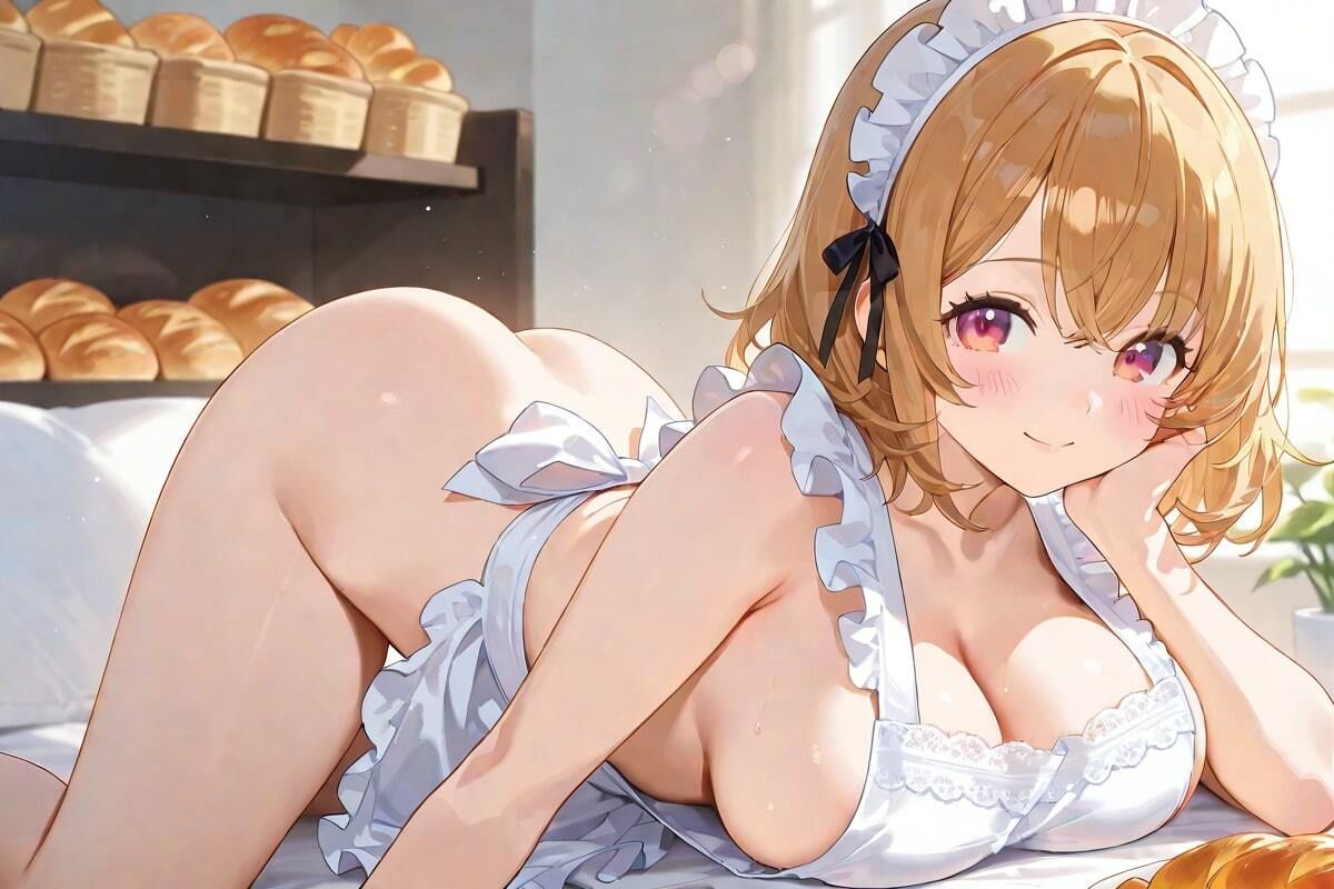 サンプル画像2:激ヤバ美女CG集  パンと私どっち？(AI幻想工房) [d_506867]