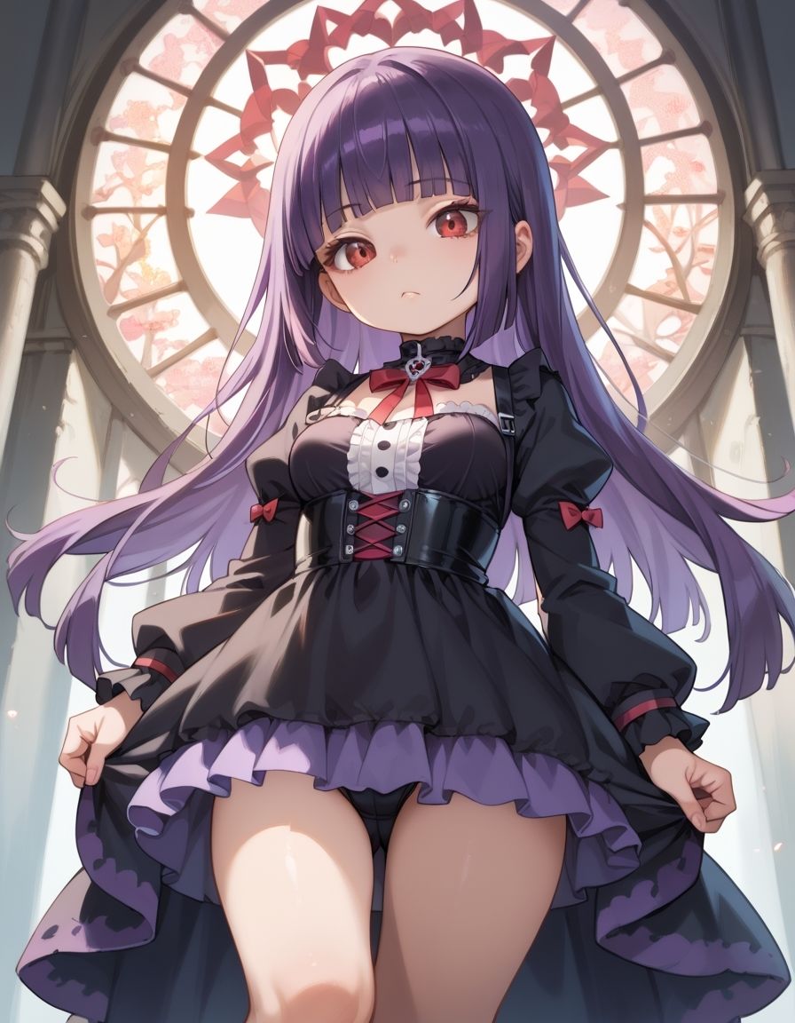 サンプル画像1:漆黒のゴスロリ美学 -ドールが紡ぐ優美と妖艶-(えろかわラボ) [d_506875]