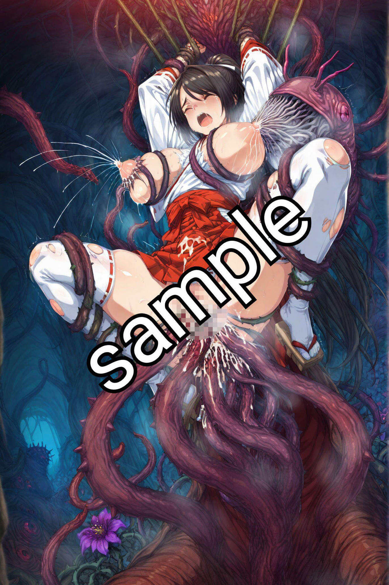 サンプル画像1:触手領域2 -巫女編-(触手屋) [d_506905]