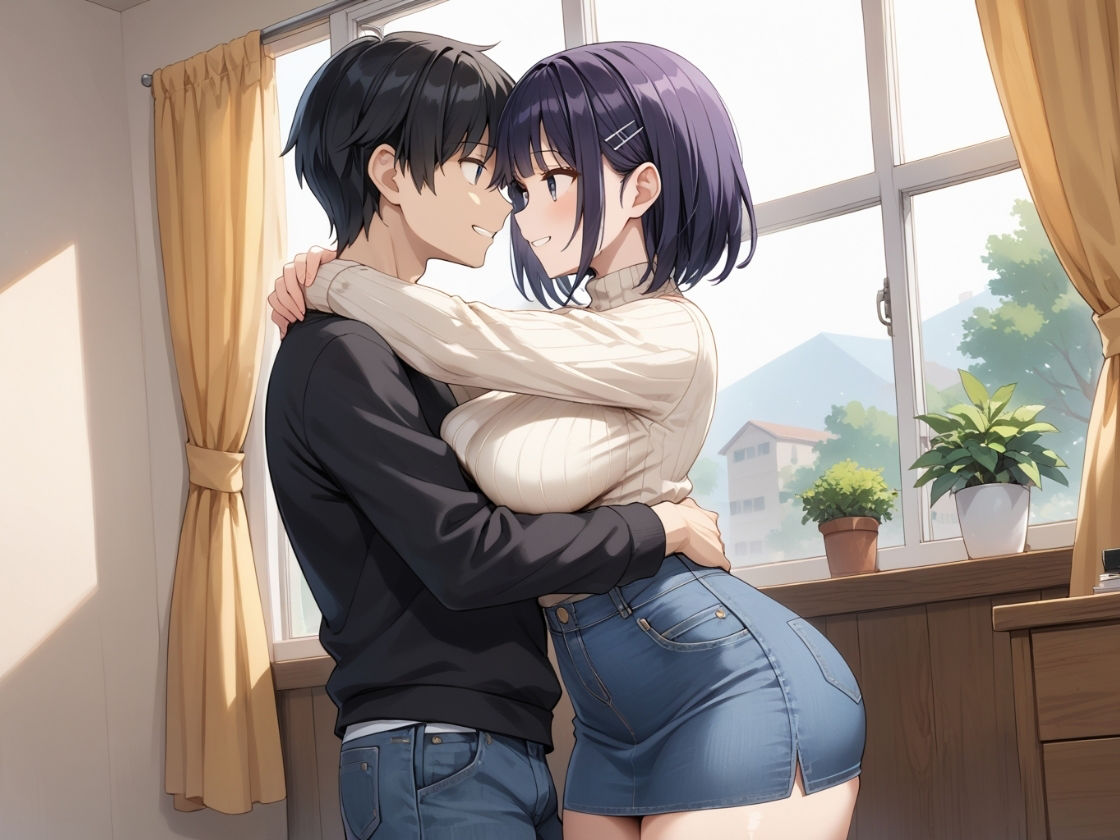 サンプル画像1:長乳妹とマッチングアプリで初セックス？！お兄ちゃん大好きな中出し専用オナホになる話(そいやっさ) [d_506959]