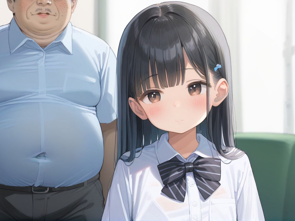 サンプル画像1:ロリ教え子×おじさん校長の孕ませセックス(かぼちゃん) [d_507029]