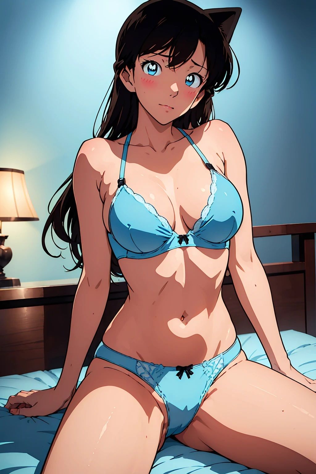 サンプル画像2:毛〇蘭  水色ビキニ（115枚）(きたあかりアート) [d_507097]