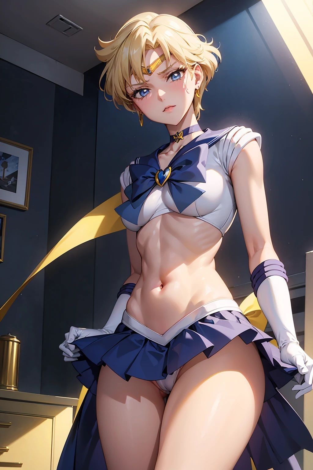 サンプル画像1:セーラーウ〇ヌス  腹筋とぱんちら（84枚）(きたあかりアート) [d_507099]