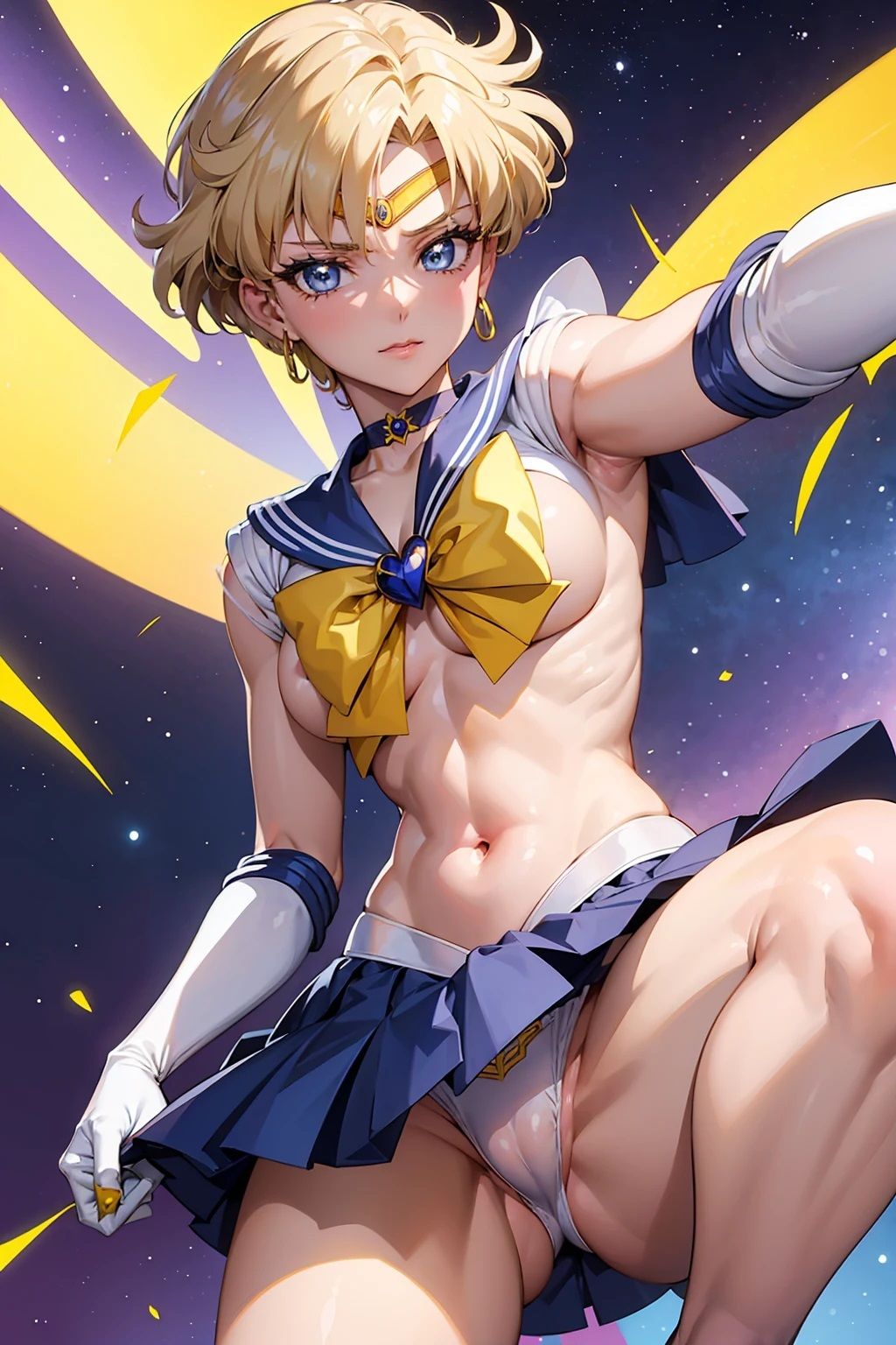 サンプル画像2:セーラーウ〇ヌス  腹筋とぱんちら（84枚）(きたあかりアート) [d_507099]