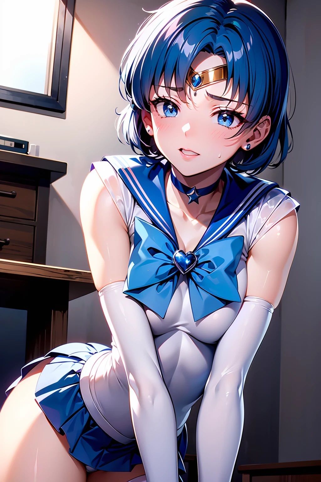 サンプル画像2:セーラーマー〇ュリー  自宅でエロいこと（80枚）(きたあかりアート) [d_507102]