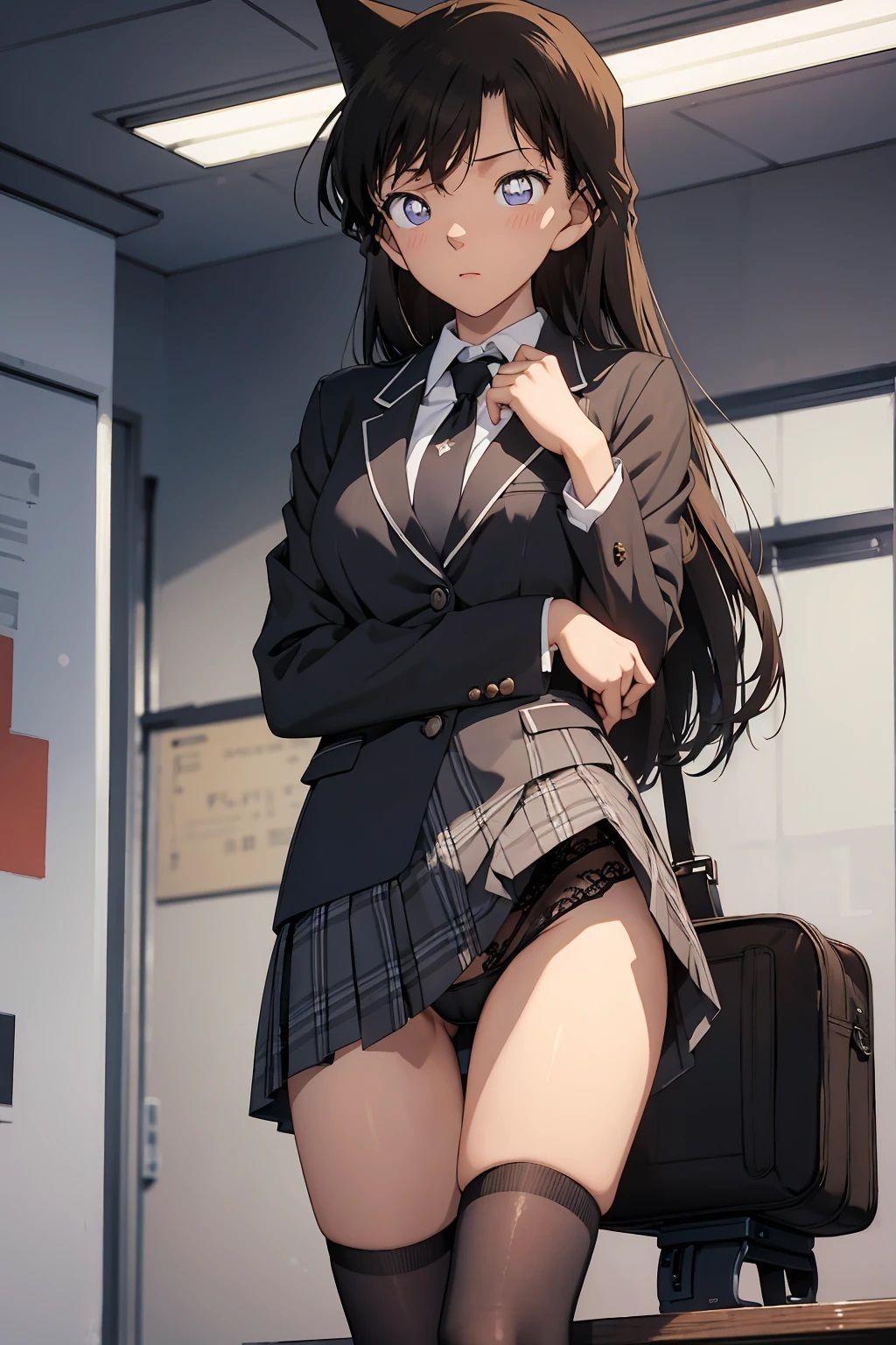 サンプル画像1:毛〇蘭  JK制服（97枚）(きたあかりアート) [d_507106]