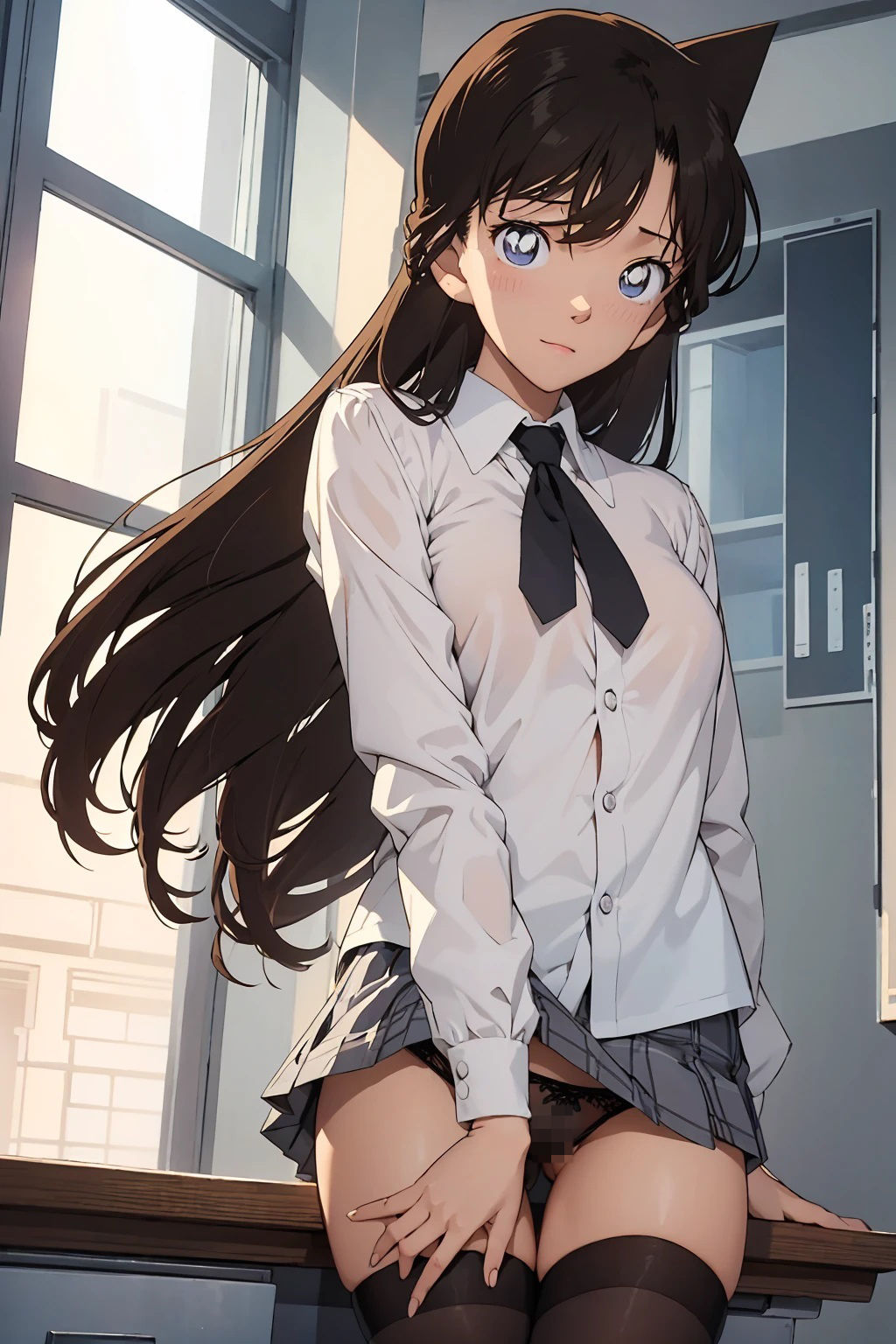 サンプル画像3:毛〇蘭  JK制服（97枚）(きたあかりアート) [d_507106]