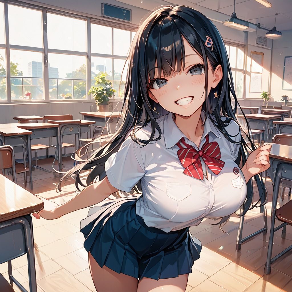 サンプル画像1:【彼ピ大好き♪】黒髪JKカノジョのおまんこオシゴト(Jkと散歩) [d_507239]