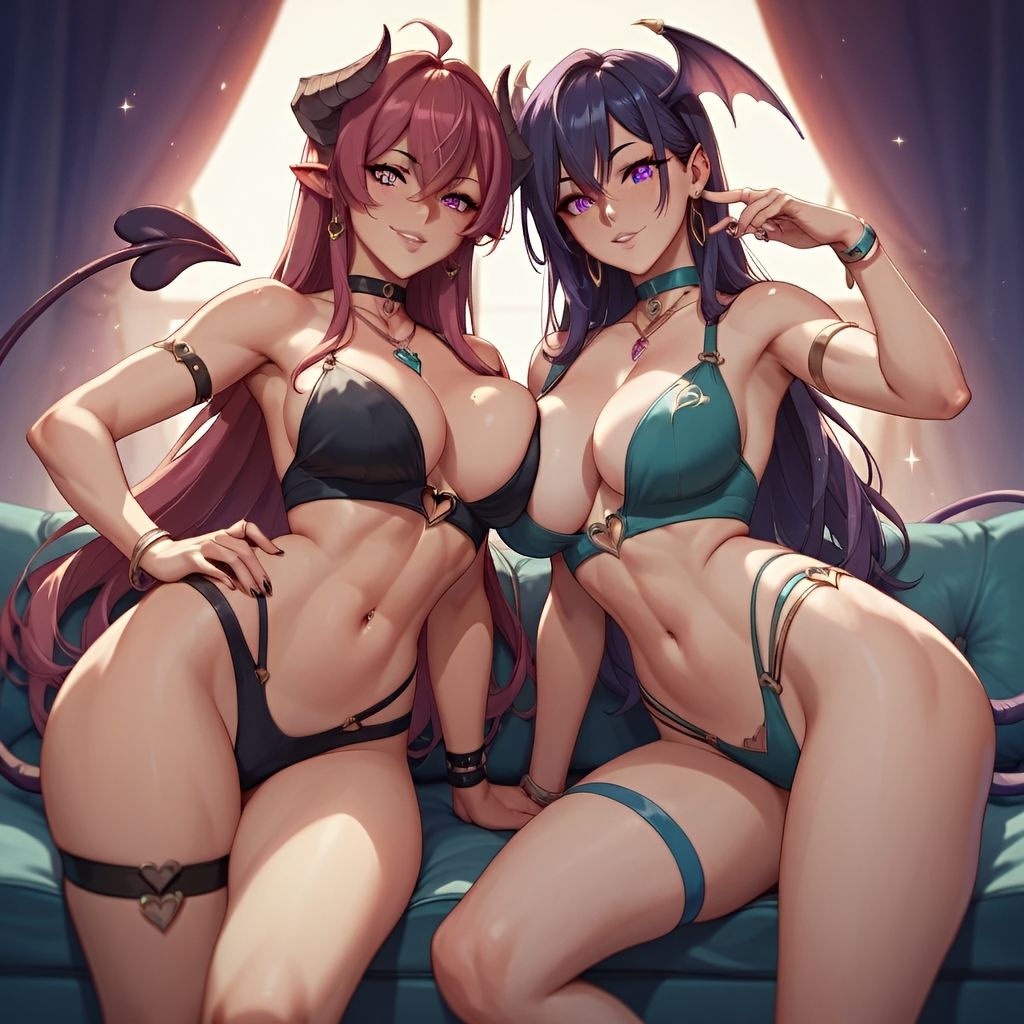 サンプル画像2:サキュバスファンタジー AIイラスト集(8ball-ai-art) [d_507280]