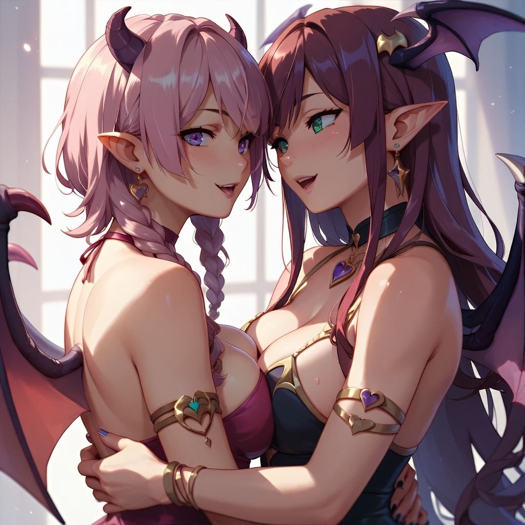 サンプル画像3:サキュバスファンタジー AIイラスト集(8ball-ai-art) [d_507280]